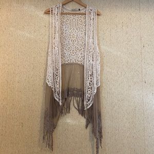 Lace vest